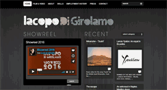 Desktop Screenshot of iacopodigirolamo.com